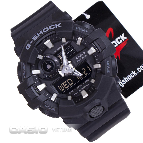Đồng hồ Casio G-Shock GA-700-1BDR cao cấp màu đen